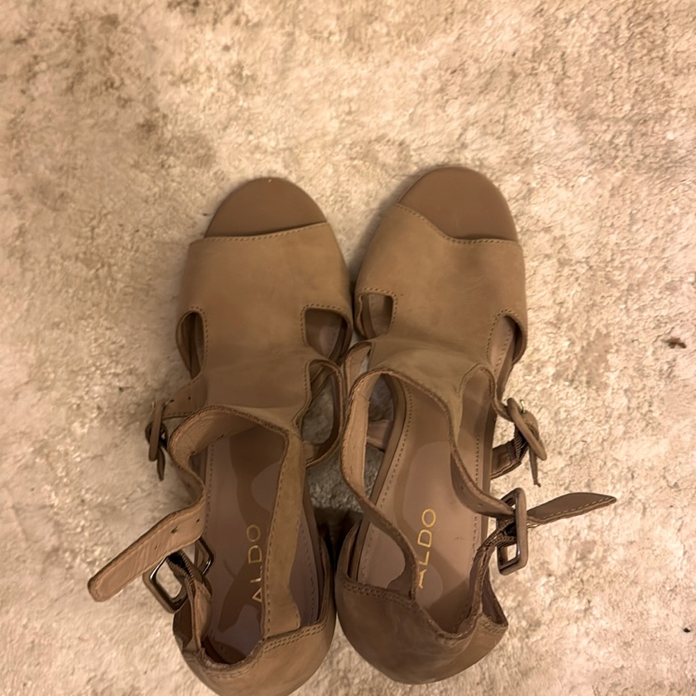 Aldo suede heels Size: 10
